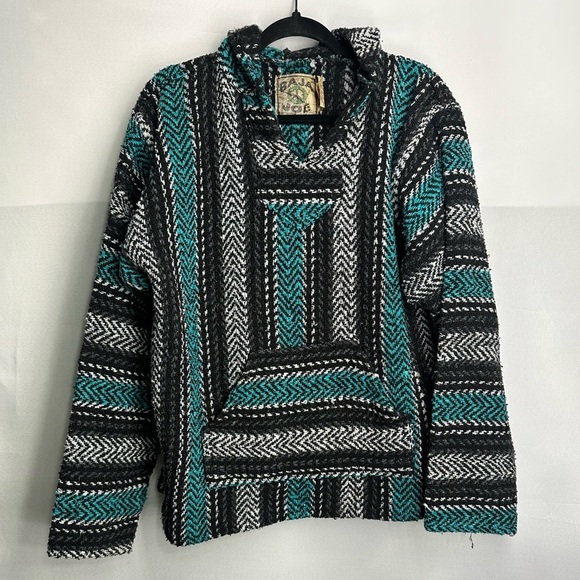 Baja Joe Men's Black and Teal Sweater size M pre
Owned Exellent condition - Picture 1 of 8
